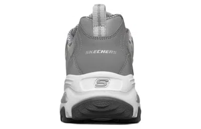 Skechers (wmns)  D Lites 1.0 Running Shoes Grey/white In Gray