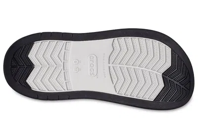 Crocs Band Full Force Thick Sole Sandals Red White In Multi
