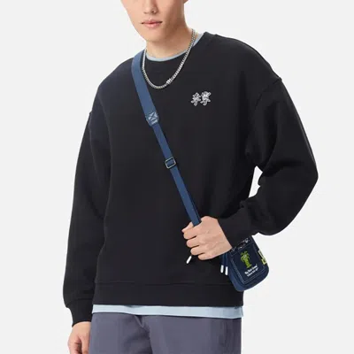 Li-ning Sports Stylish Series Reversible Loose Round Neck Pullover 'black'
