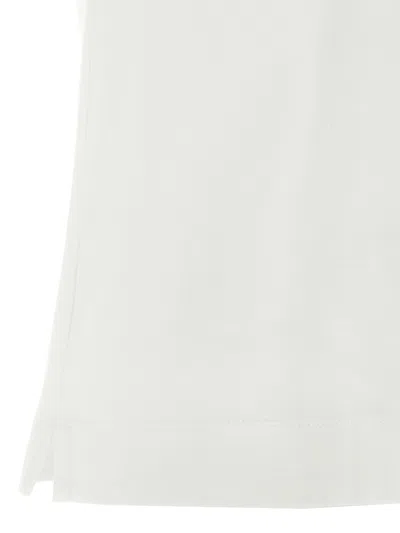 Brunello Cucinelli Patch Logo T-shirt With Contrast Trim In White