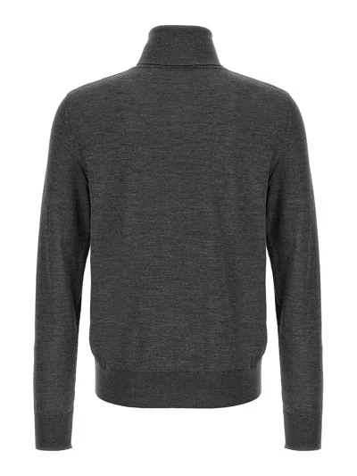 Dsquared2 D2 Turtleneck Sweater In Gray
