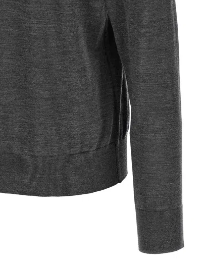 Dsquared2 D2 Turtleneck Sweater In Gray