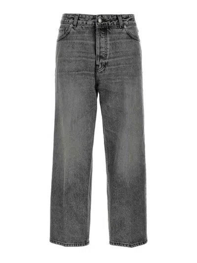 Haikure Grey Flanel Jeans Belt Loops In Gray
