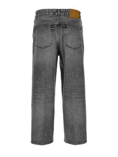 Haikure Grey Flanel Jeans Belt Loops In Gray