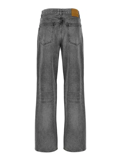 Haikure Grey Flanel Jeans Belt Loops In Gray