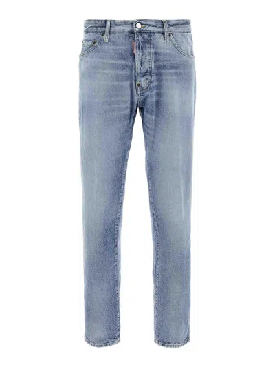 Dsquared2 Cool Guy Jeans With Used Effect In Blue