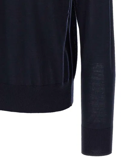 Dsquared2 Virgin Wool Turtleneck Sweater In Blue