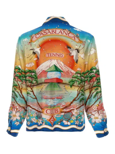 Casablanca Men's Tennis Club Shirt In Multi