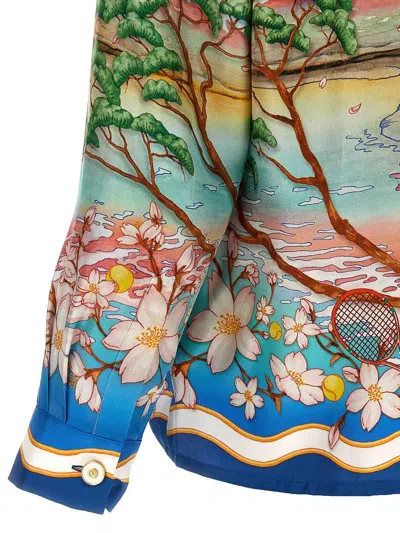 Casablanca Men's Tennis Club Shirt In Multi