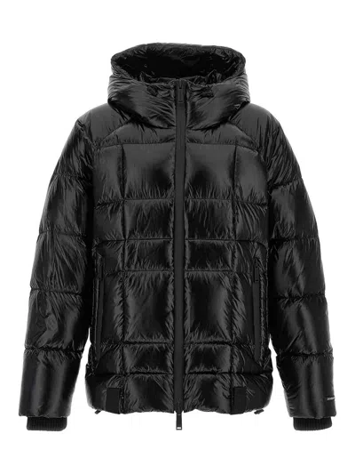Dsquared2 3d Down Jacket In Black