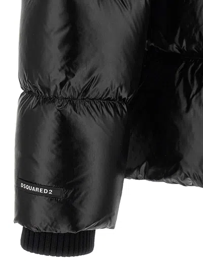 Dsquared2 3d Down Jacket In Black