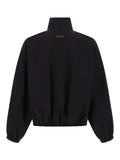 Fear Of God Black Zipped Jacket In Black