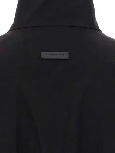 Fear Of God Black Zipped Jacket In Black