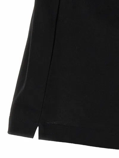 Ferragamo Crew Neck Graphic Print Short Sleeves T-shirt In Black