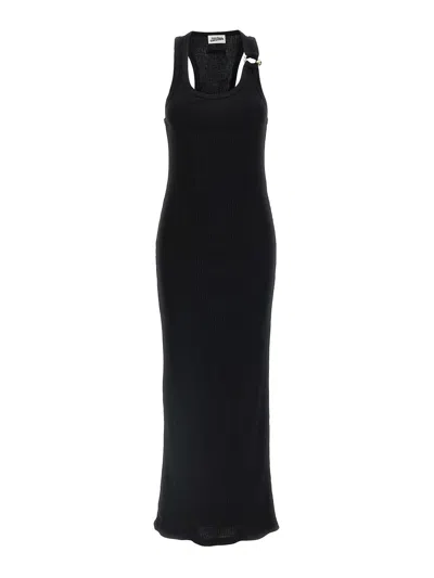 Jean Paul Gaultier Pierced Dress In Black