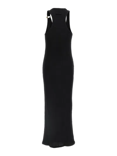 Jean Paul Gaultier Pierced Dress In Black