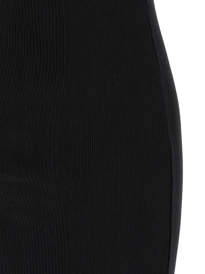 Jean Paul Gaultier Pierced Dress In Black