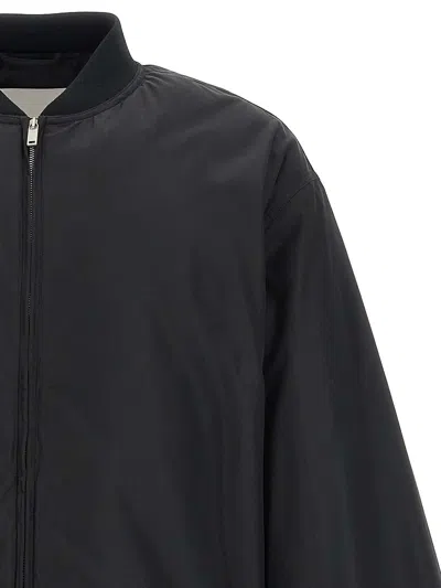 Jil Sander Black Polyester Jacket In Black