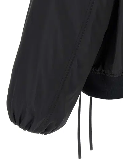 Jil Sander Black Polyester Jacket In Black