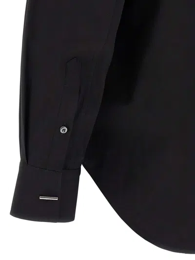 Alexander Mcqueen Mcqueen Logo Embroidery Shirt In Black