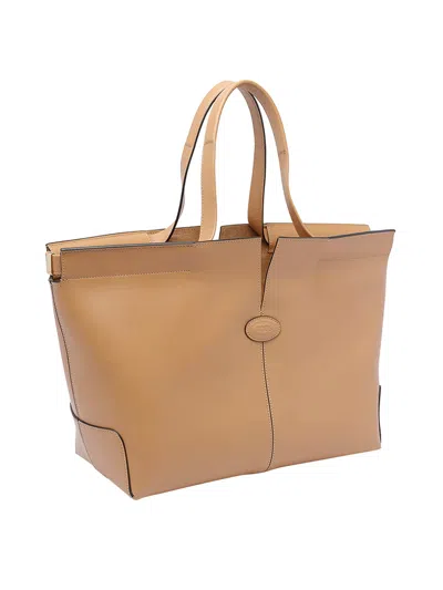 Tod's Tods Tods Di Bag Folio Small-medium Bag In Neutral