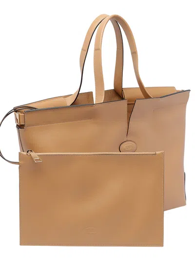 Tod's Tods Tods Di Bag Folio Small-medium Bag In Neutral