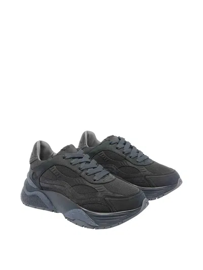 Philippe Model Low Top Sneakers Mesh Panels In Gray