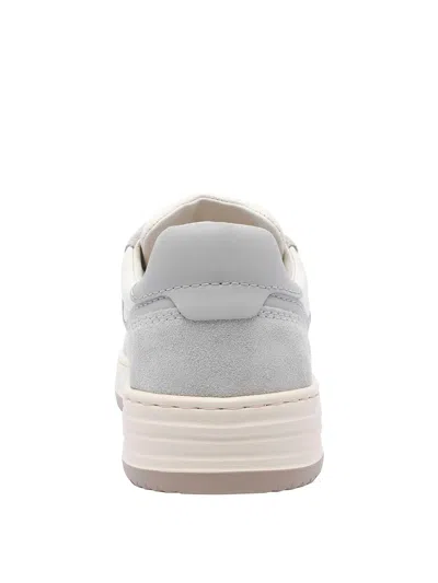 Hogan Sneakers With Perforated Toe Box And Contrasting Accents In Gray