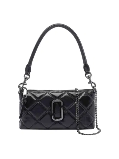 Marc Jacobs Borsa A Spalla In Pelle Nera  Donna In Black