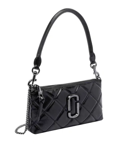 Marc Jacobs Borsa A Spalla In Pelle Nera  Donna In Black