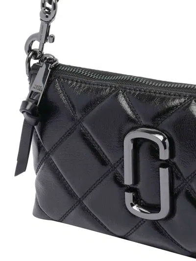 Marc Jacobs Borsa A Spalla In Pelle Nera  Donna In Black
