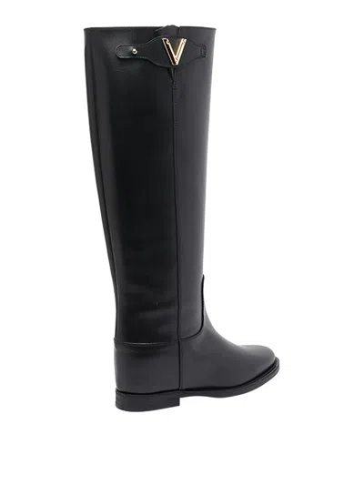 Via Roma 15 Botas - Negro In Black