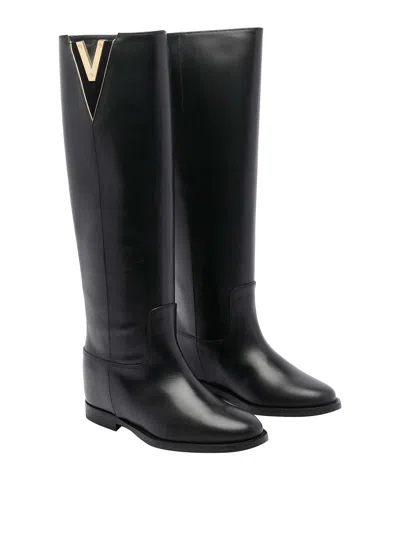 Via Roma 15 Botas - Negro In Black