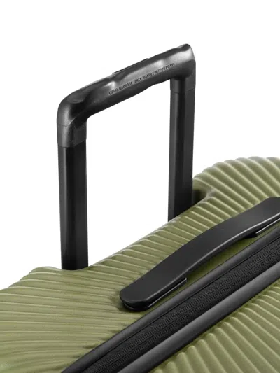 Crash Baggage Medium Stripe Ribbed-texture Holdall In Green