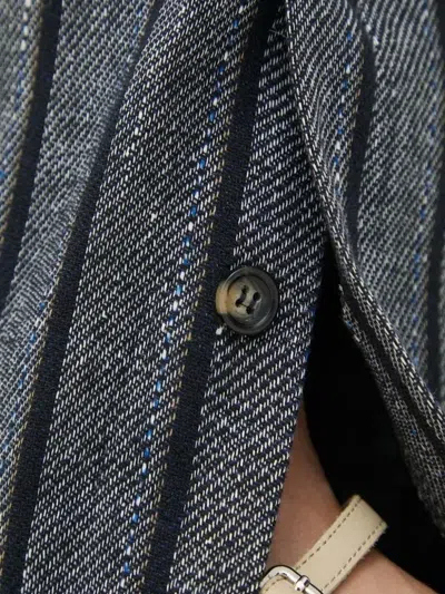 Day Birger Et Mikkelsen Vertical Stripes Pants In Gray