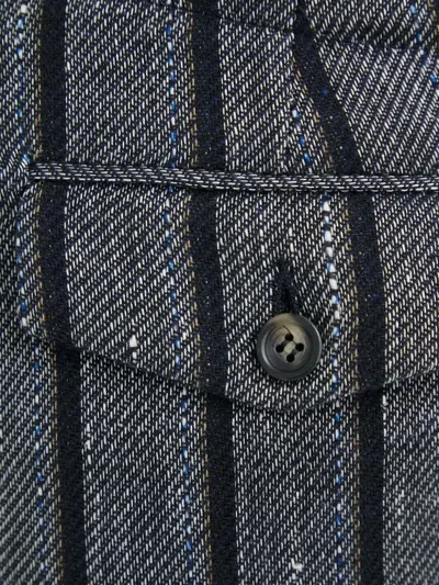 Day Birger Et Mikkelsen Vertical Stripes Pants In Gray