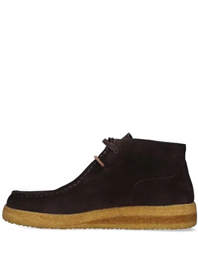 Astorflex Rampiflex Suede Lace-up Boots In Brown