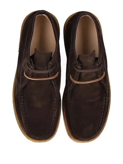 Astorflex Rampiflex Suede Lace-up Boots In Brown