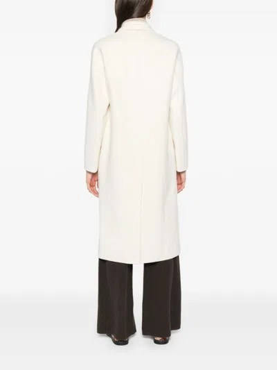 Paltò Arianna Wool Coat In White