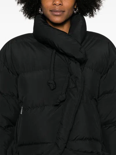 Ottolinger Asymmetric Short Down Jacket In Black