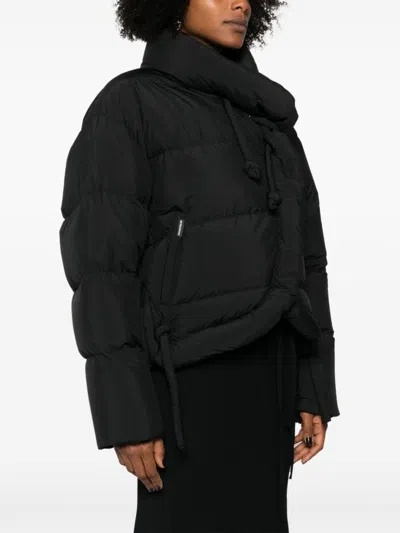 Ottolinger Asymmetric Short Down Jacket In Black