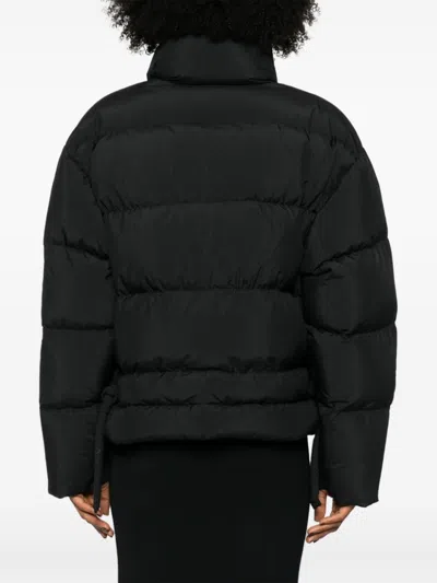 Ottolinger Asymmetric Short Down Jacket In Black