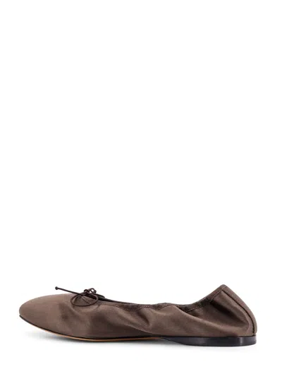 The Row Awar Flat Satin Ballerinas