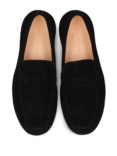 绒面皮经典带乐福鞋