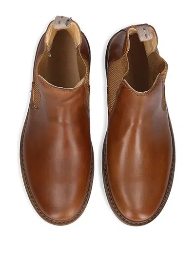 Astorflex Wilflex Leather Chelsea Boots In Brown