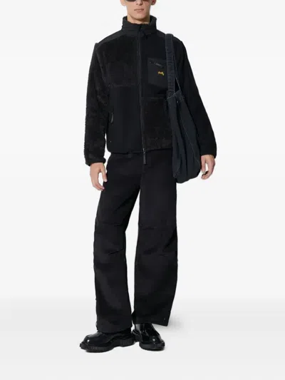 Stan Ray Fleece Panelled Sweater In Black