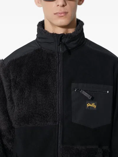 Stan Ray Fleece Panelled Sweater In Black