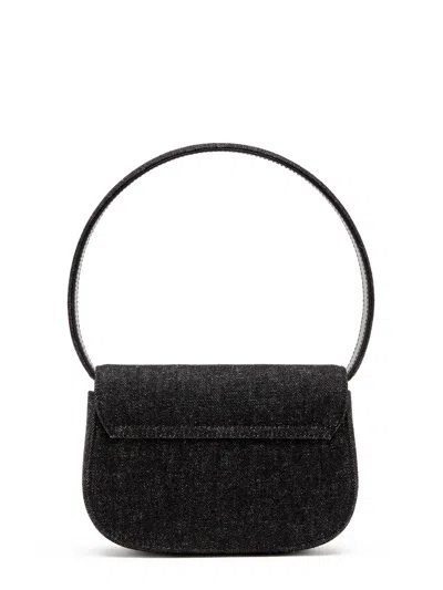 Diesel Shoulder Bag With Flap And Foldable Handle