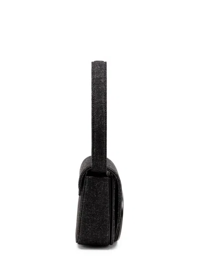 Diesel Shoulder Bag With Flap And Foldable Handle