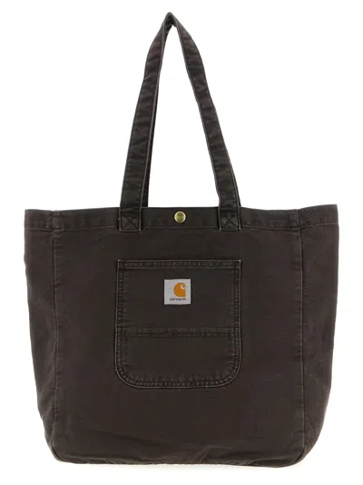 Carhartt Bayfield Tote Bag Front Pocket Design In Brown